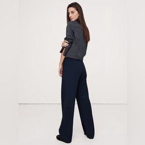 NWT! Banana Republic Hyper Navy Blue High Rise Modern Straight Refined Pant